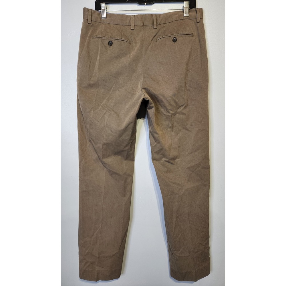 Banana Republic Classic‎ Fit Pleated Men Size 33X31 Khaki Brown Pants Tag 33x32